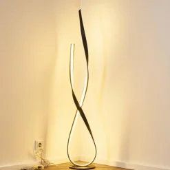 hofstein Lampadaire Medle LED Rouille, 1 lumière* Éclairage Led