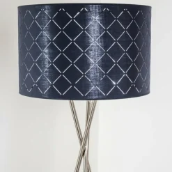 Lampes En Tissu-hofstein Lampadaire Meldal Nickel mat, 1 lumière