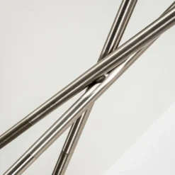 Lampes En Tissu-hofstein Lampadaire Meldal Nickel mat, 1 lumière