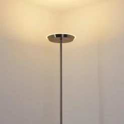 hofstein Lampadaire Mjölby LED Nickel mat, 1 lumière