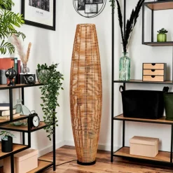 Luminaires Scandinaves-hofstein Lampadaire Mulstrand Écru, Noir, 3 lumières