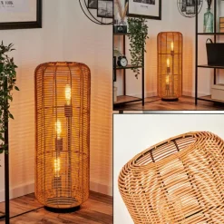 Luminaires Scandinaves-hofstein Lampadaire Mulstrand Écru, Noir, 3 lumières