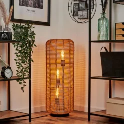 Luminaires Scandinaves-hofstein Lampadaire Mulstrand Écru, Noir, 3 lumières