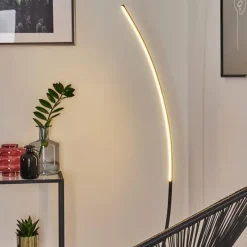 hofstein Lampadaire Nagu LED Noir, 1 lumière