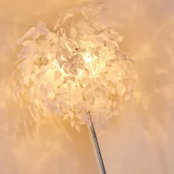 hofstein Lampadaire Nauela Acier brossé, 3 lumières