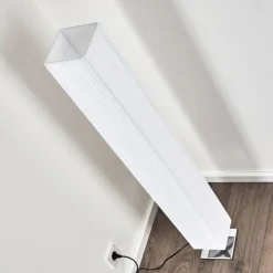 Lampes En Tissu-hofstein Lampadaire Newtok Chrome, 2 lumières