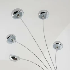 hofstein Lampadaire Nikkala Chrome, 5 lumières