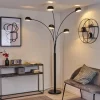 hofstein Lampadaire Nikkala Noir, 5 lumières