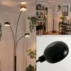 hofstein Lampadaire Nikkala Noir, 3 lumières
