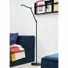 Luminaires Nordlux Lampadaire Nordlux BEND LED Noir, 1 lumière* Éclairage Led
