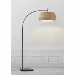Lampes En Tissu-Luminaires Nordlux Lampadaire Nordlux DICTE Noir, 1 lumière