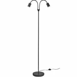 Luminaires Scandinaves-Luminaires Nordlux Lampadaire Nordlux EXPLORER Noir, 1 lumière