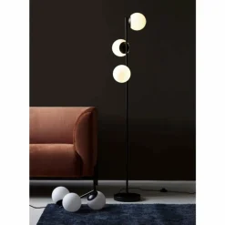 Luminaires Nordlux Lampadaire Nordlux LILLY Noir, 3 lumières