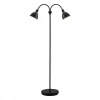 Luminaires Scandinaves-Luminaires Nordlux Lampadaire Nordlux RAY Noir, 2 lumières