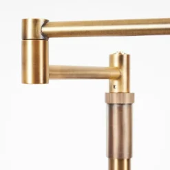 Lampes Art Déco-hofstein Lampadaire Norrlida LED Laiton, 1 lumière