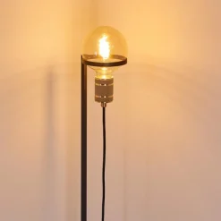 Lampes Dorées-hofstein Lampadaire Okudari Or, Laiton, Noir, 1 lumière