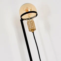 Lampes Dorées-hofstein Lampadaire Okudari Or, Laiton, Noir, 1 lumière