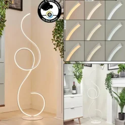 hofstein Lampadaire Olok LED Blanc, 1 lumière