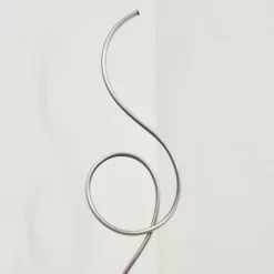 hofstein Lampadaire Olok LED Nickel mat, 1 lumière