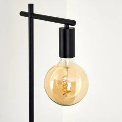 Lampes Industrielles-hofstein Lampadaire Pamunkey Noir, 1 lumière