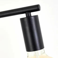 Lampes Industrielles-hofstein Lampadaire Pamunkey Noir, 1 lumière