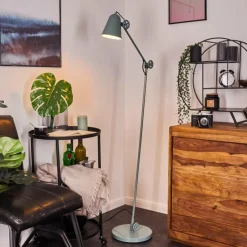 hofstein Lampadaire Pany Bleu, 1 lumière* Lampadaires Et Lampes Sur Pied