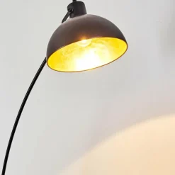Lampes Art Déco-hofstein Lampadaire Parola Noir, 1 lumière