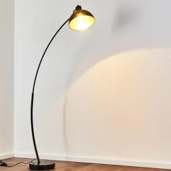Lampes Art Déco-hofstein Lampadaire Parola Noir, 1 lumière