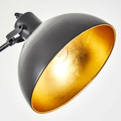 Lampes Art Déco-hofstein Lampadaire Parola Noir, 1 lumière