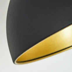 Lampes Dorées-hofstein Lampadaire Parola Noir, 1 lumière