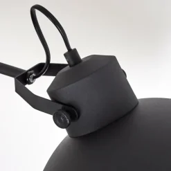 Lampes Dorées-hofstein Lampadaire Parola Noir, 1 lumière