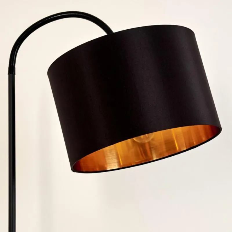 Lampes En Tissu-hofstein Lampadaire Pattburg Noir, 1 lumière