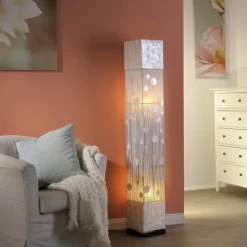 Luminaires Rustiques-Luminaires Paul Neuhaus Lampadaire Paul Neuhaus ABUJA Blanc, 3 lumières