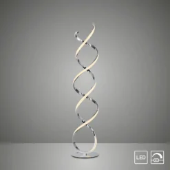 Luminaires Paul Neuhaus Lampadaire Paul Neuhaus KIRIBI LED Chrome, 1 lumière* Lampadaires Et Lampes Sur Pied