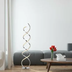 Luminaires Paul Neuhaus Lampadaire Paul Neuhaus KIRIBI LED Chrome, 1 lumière* Éclairage Led