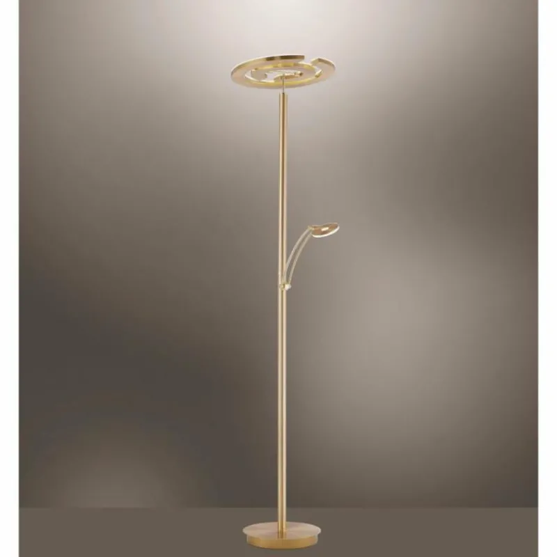 Luminaires Paul Neuhaus Lampadaire Paul Neuhaus MARTIN LED Laiton, 1 lumière* Lampadaires Et Lampes Sur Pied