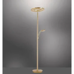 Luminaires Paul Neuhaus Lampadaire Paul Neuhaus MARTIN LED Laiton, 1 lumière* Lampadaires Et Lampes Sur Pied