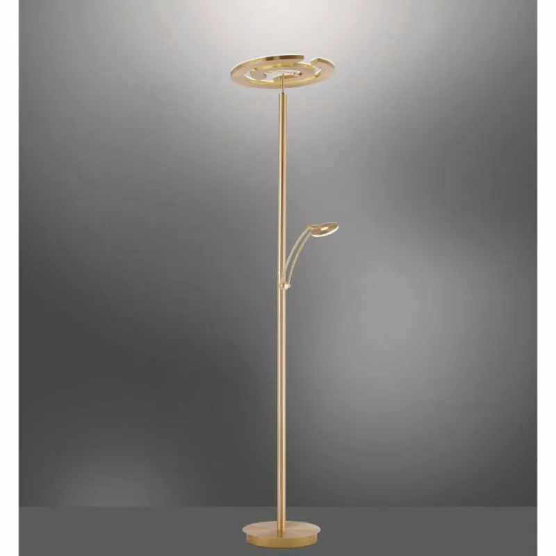 Luminaires Paul Neuhaus Lampadaire Paul Neuhaus MARTIN LED Laiton, 1 lumière* Lampadaires Et Lampes Sur Pied