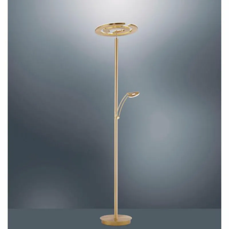 Luminaires Paul Neuhaus Lampadaire Paul Neuhaus MARTIN LED Laiton, 1 lumière* Lampadaires Et Lampes Sur Pied