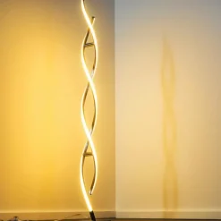 Luminaires Paul Neuhaus Lampadaire Paul Neuhaus POLINA LED Acier inoxydable, 2 lumières* Éclairage Led