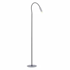 Luminaires Paul Neuhaus Lampadaire Paul Neuhaus PURE-GEMIN LED Aluminium, Noir, 1 lumière* Lampadaires Et Lampes Sur Pied