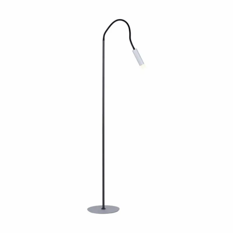 Luminaires Paul Neuhaus Lampadaire Paul Neuhaus PURE-GEMIN LED Aluminium, Noir, 1 lumière* Lampadaires Et Lampes Sur Pied