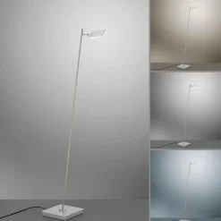 Luminaires Paul Neuhaus Lampadaire Paul Neuhaus PURE-MIRA LED Aluminium, 1 lumière, Télécommandes* Éclairage Led