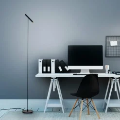 Luminaires Paul Neuhaus Lampadaire Paul Neuhaus PURE-TUTUA LED Noir, 1 lumière* Éclairage Led