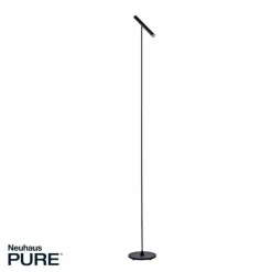 Luminaires Paul Neuhaus Lampadaire Paul Neuhaus PURE-TUTUA LED Noir, 1 lumière* Éclairage Led