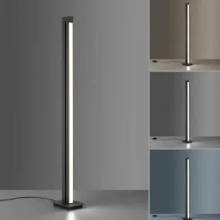Luminaires Paul Neuhaus Lampadaire Paul Neuhaus PURE-LINES LED Anthracite, 1 lumière, Télécommandes* Éclairage Led