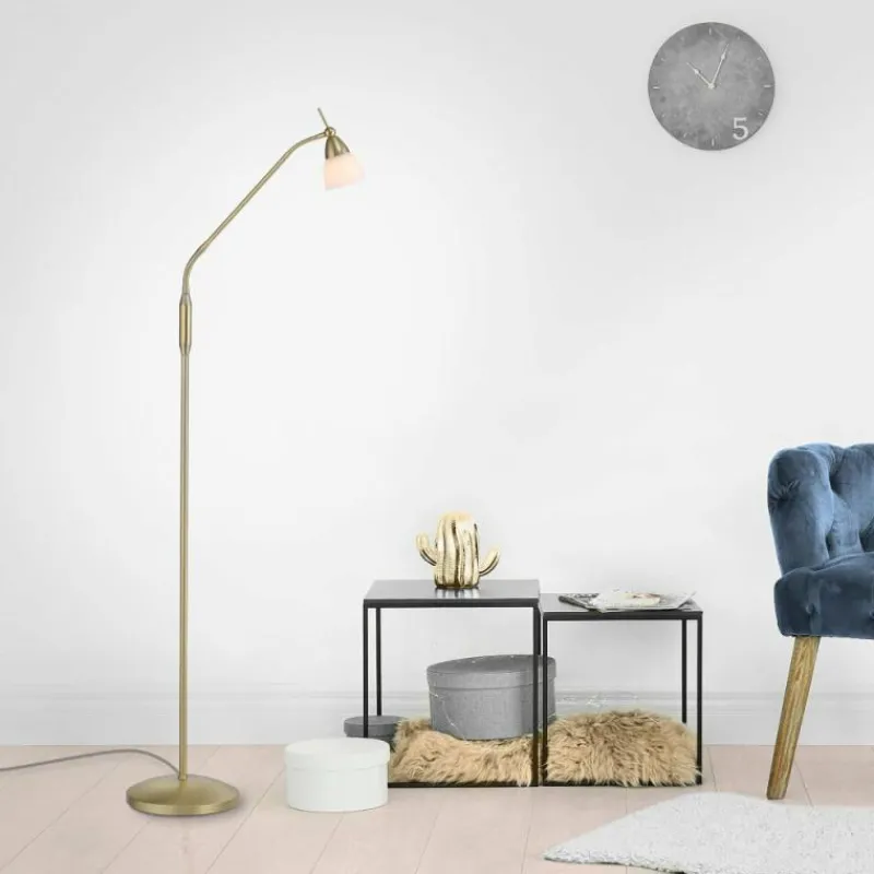 Luminaires Paul Neuhaus Lampadaire Paul Neuhaus PINO LED Laiton, 1 lumière