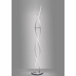 Paul Neuhaus Q-Serie Lampadaire Paul Neuhaus Q-MALINA LED Acier inoxydable, 2 lumières, Télécommandes