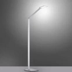 Paul Neuhaus Q-Serie Lampadaire Paul Neuhaus Q-HANNES LED Argenté, 1 lumière, Télécommandes