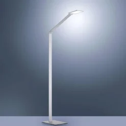 Paul Neuhaus Q-Serie Lampadaire Paul Neuhaus Q-HANNES LED Argenté, 1 lumière, Télécommandes